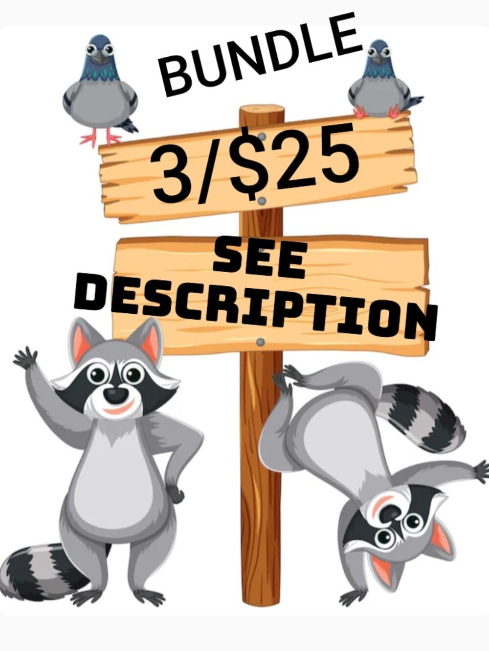 SCROLL & LOOK FOR ITEMS MARKED 3/$25 📌 IN TITLE